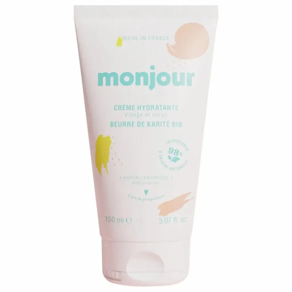 Clearance Monjour Crème hydratante visage et corps - 150 ml Non teinté