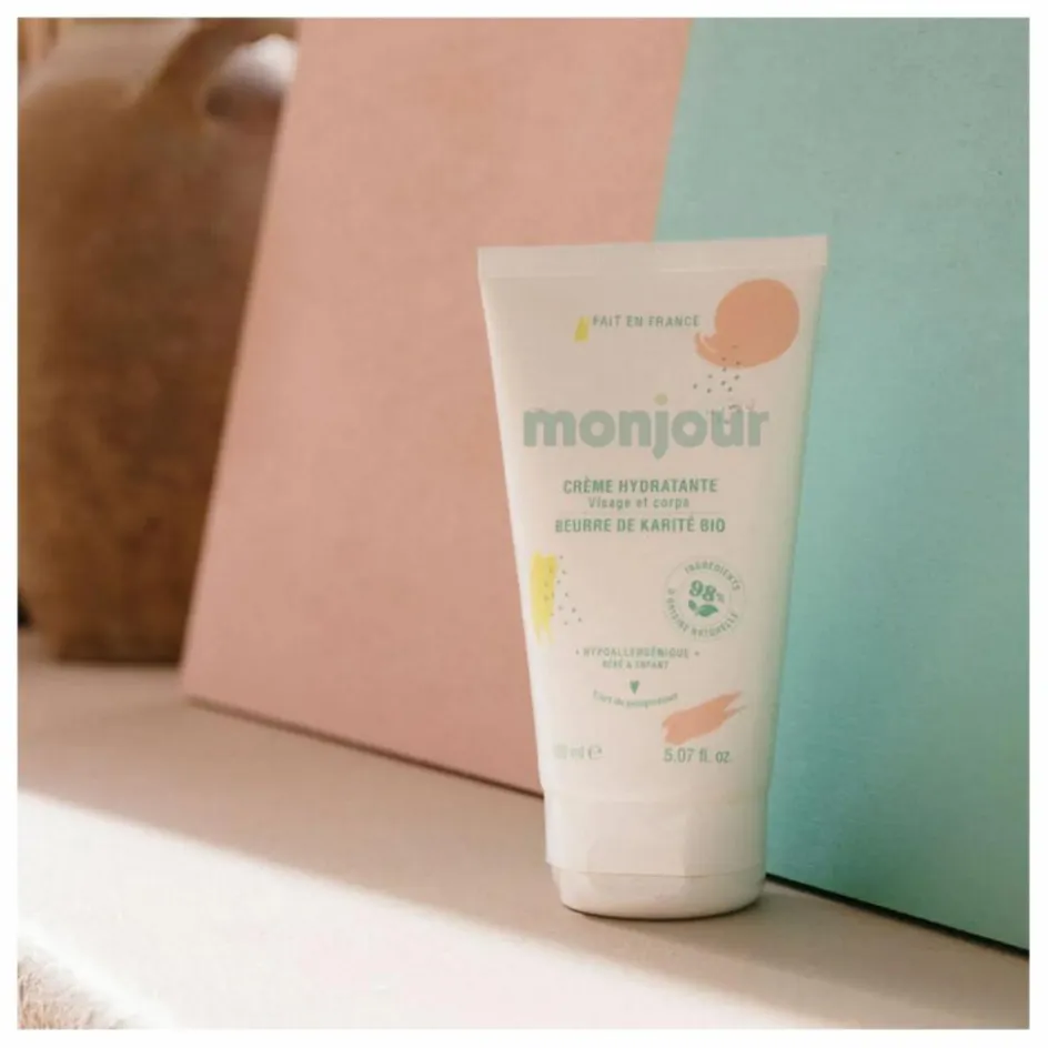 Clearance Monjour Crème hydratante visage et corps - 150 ml Non teinté