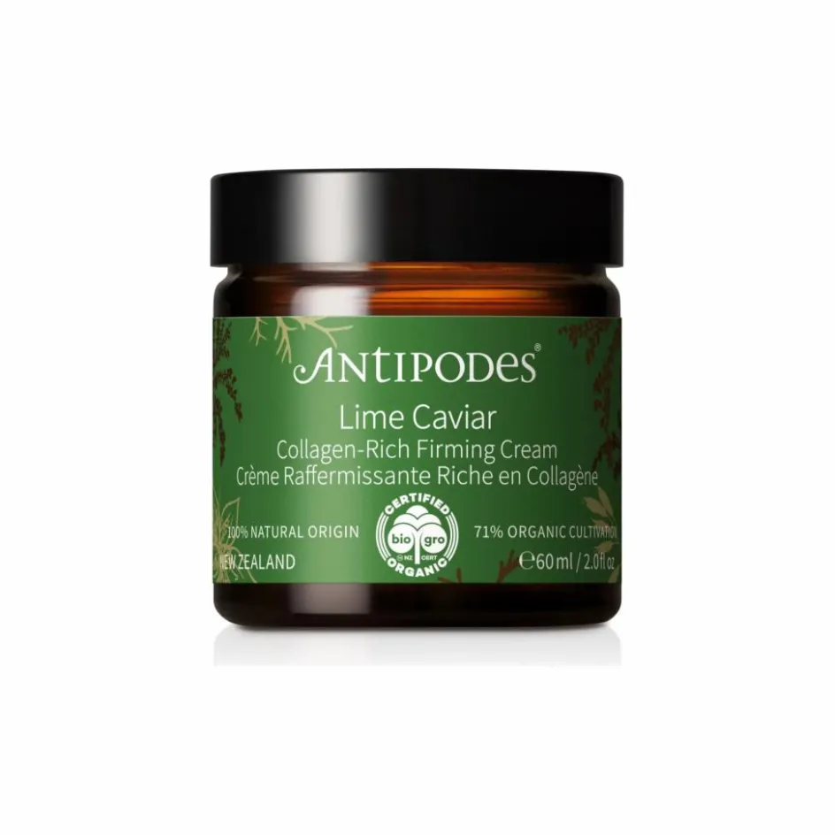Antipodes Crème raffermissante au collagène Lime Caviar - 60 ml|Femme Soins Du Visage|Taille Voyage