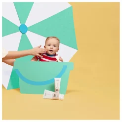 Enfant Naïf Natural Skincare Soins Du Visage|Protection Solaire*Crème solaire bébé et enfant sans parfum SPF50 - 100 ml