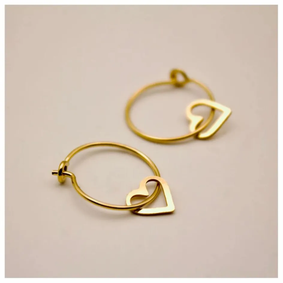 Enfant Adorabili Bijoux, Montres|Accessoires De Mode*Créoles Cœurs Fins |