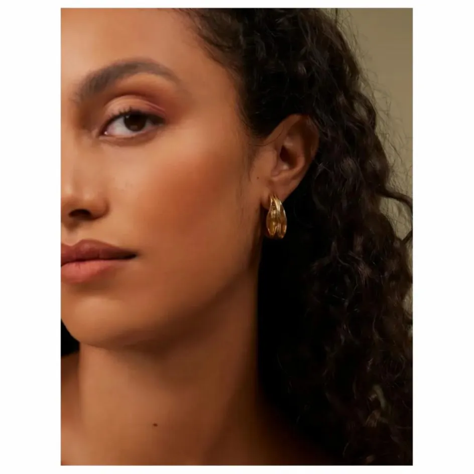 Femme Louise Damas Boucles D'Oreilles*Créoles Le Drapé |
