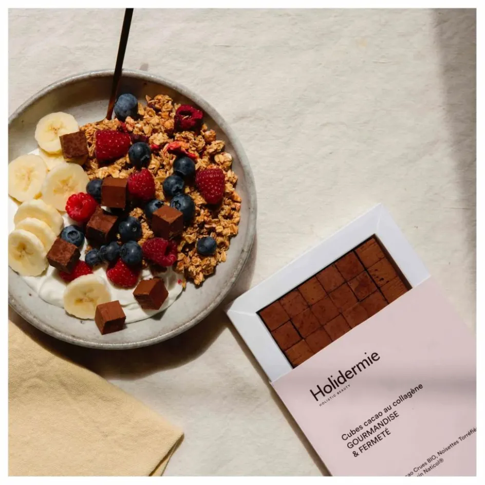 Outlet Cube Cacao au Collagène - 135g Compléments Alimentaires
