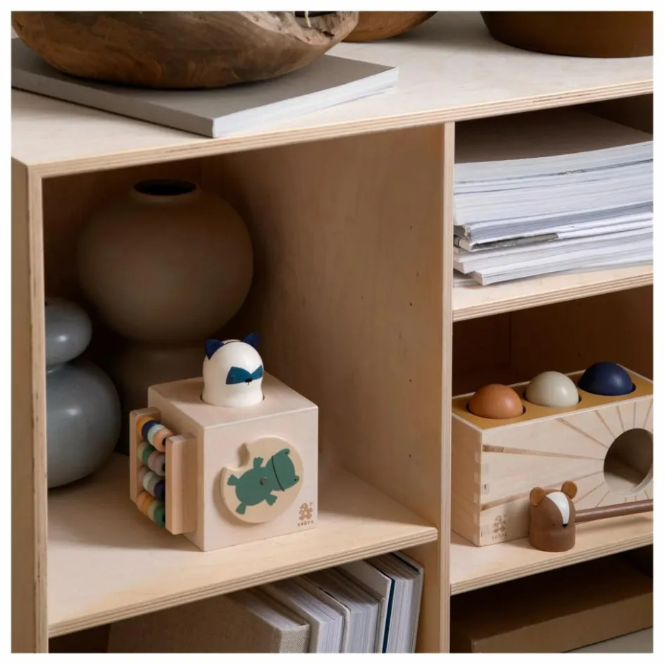 Best Cube d'activités en bois Woodland Jouets D'Éveil
