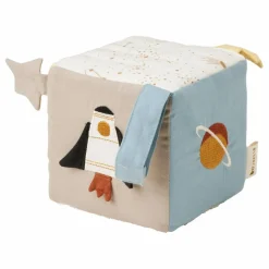 Fabelab Jouets D'Éveil|Jouets D'Éveil*Cube d'activités en coton bio