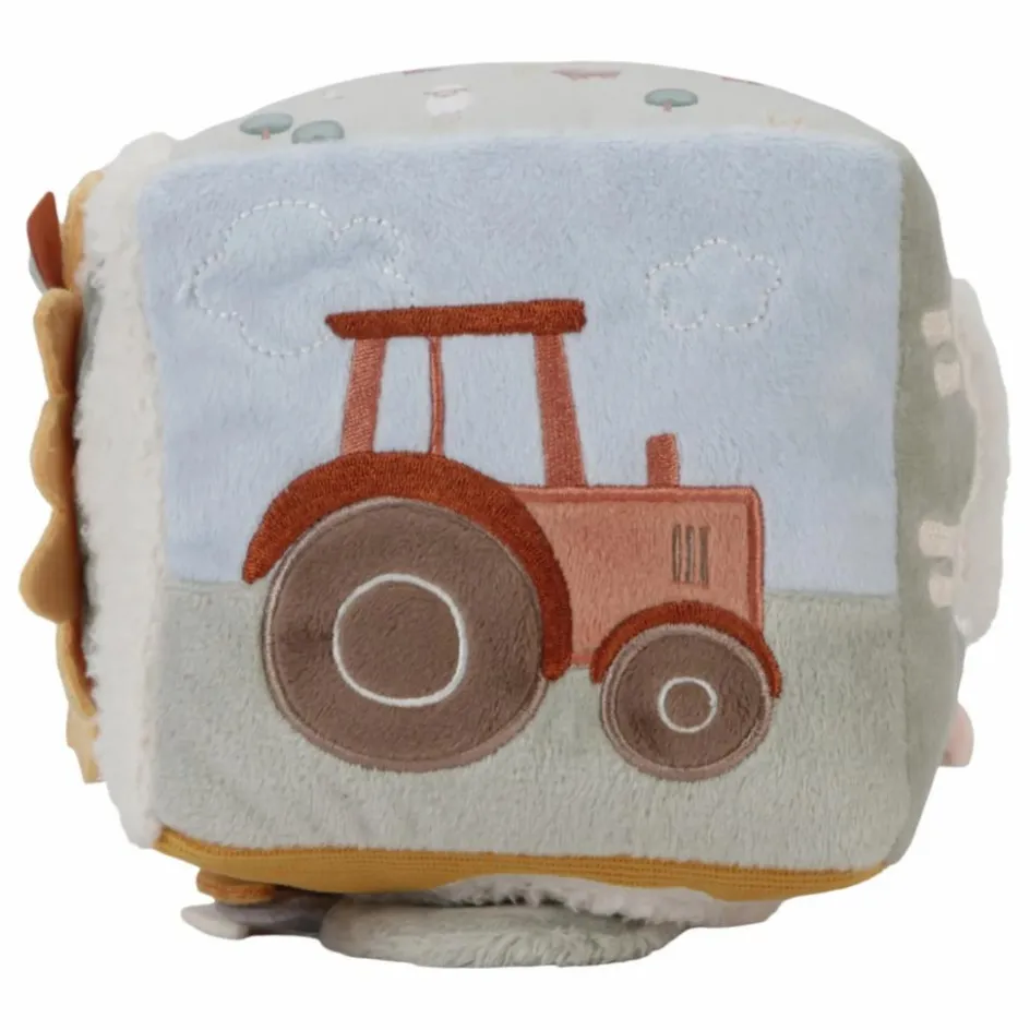 New Little Dutch Cube d'activités soft - Little Farm Multicolore