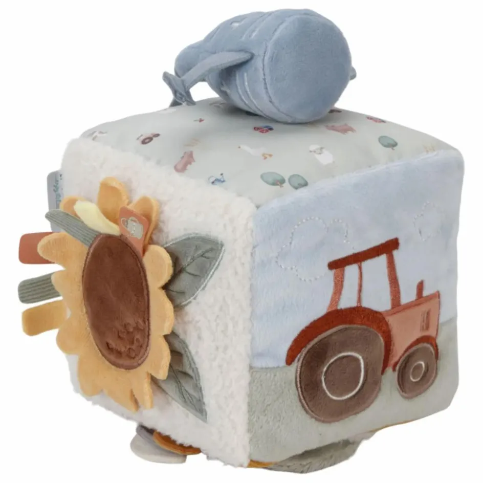 New Little Dutch Cube d'activités soft - Little Farm Multicolore