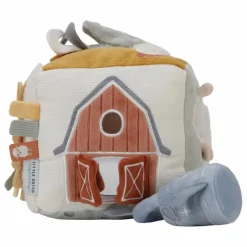 New Little Dutch Cube d'activités soft - Little Farm Multicolore
