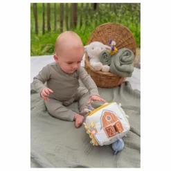 New Little Dutch Cube d'activités soft - Little Farm Multicolore