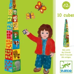 Djeco Cube Mes Amis| Jouets D'Éveil|Jouets D'Éveil