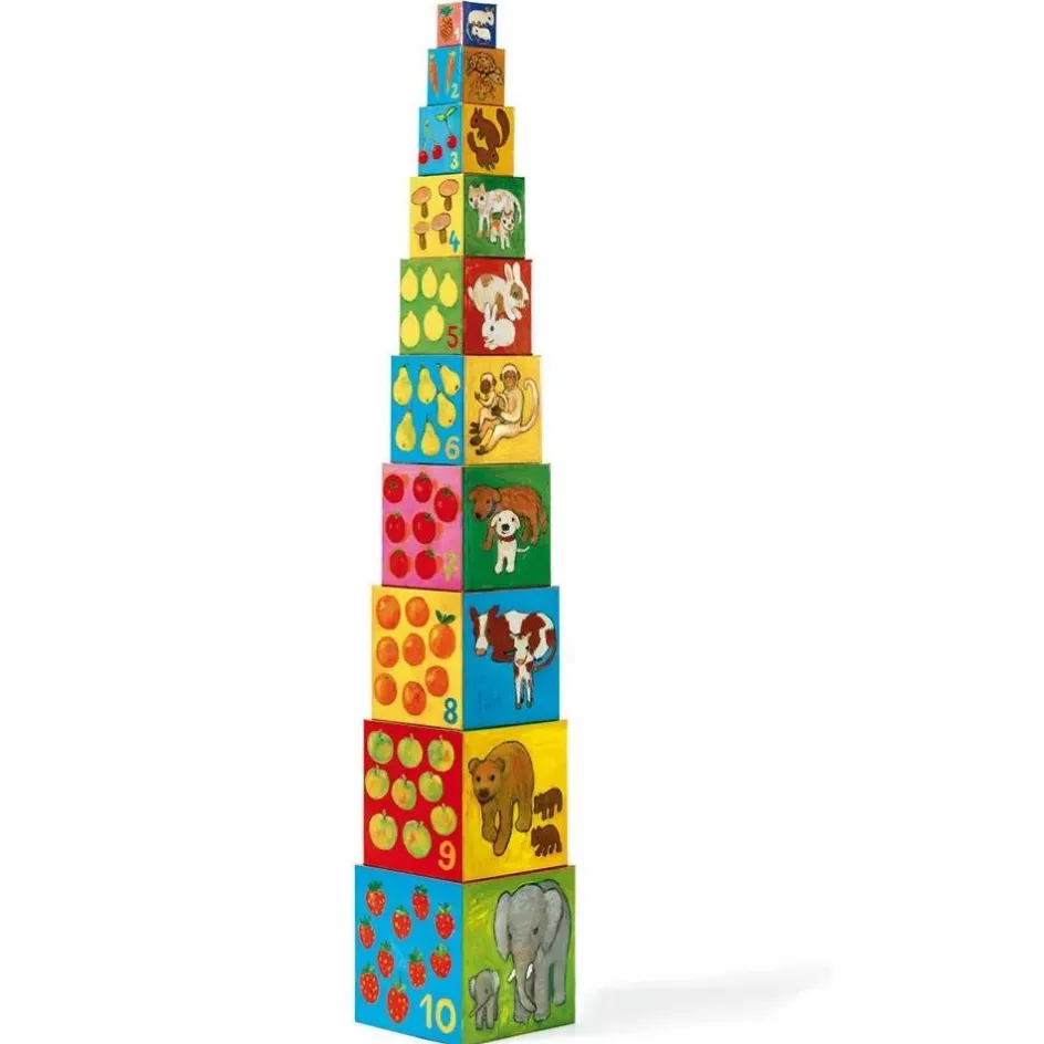 Djeco Cube Mes Amis| Jouets D'Éveil|Jouets D'Éveil