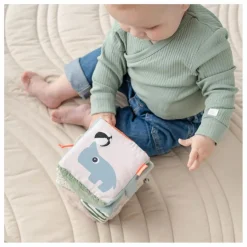 Done by deer Cube sensoriel Deer Friends| Jouets D'Éveil|Jouets D'Éveil