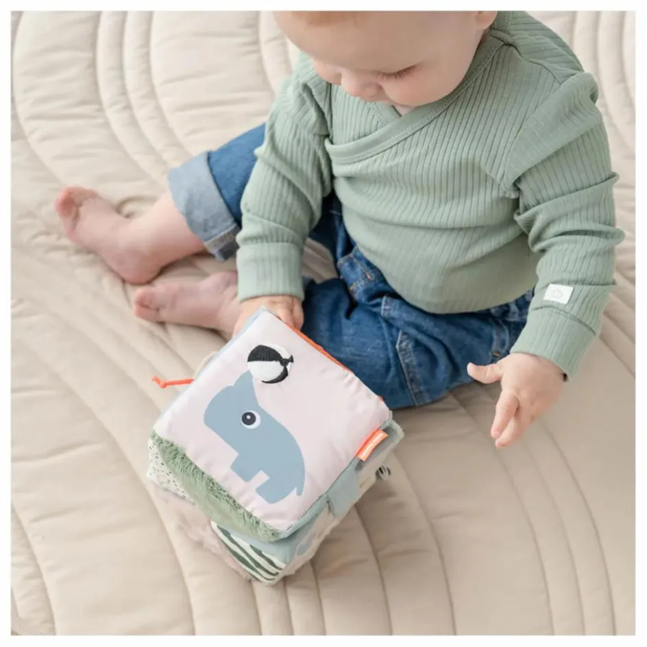 Done by deer Cube sensoriel Deer Friends| Jouets D'Éveil|Jouets D'Éveil