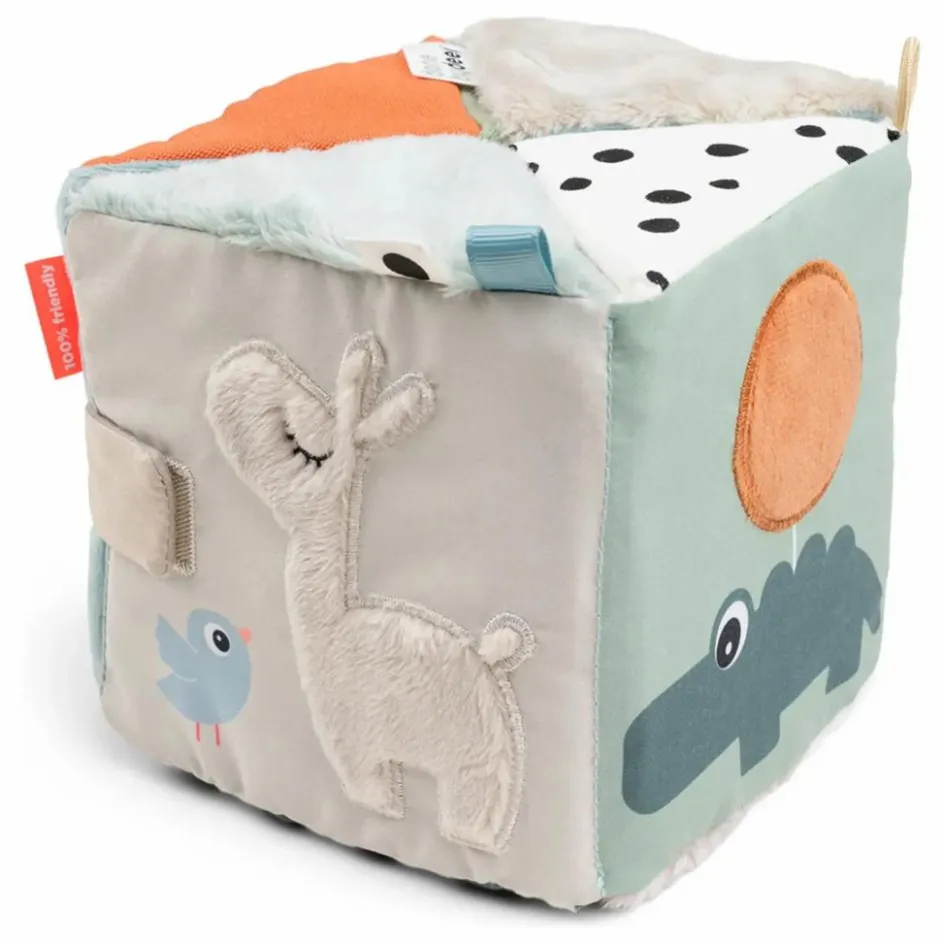 Done by deer Cube sensoriel Deer Friends| Jouets D'Éveil|Jouets D'Éveil