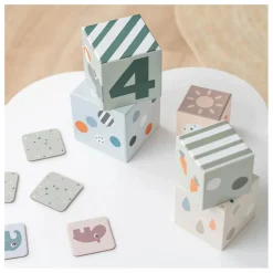 Sale Done by deer Cubes à empiler Deer Friends Multicolore