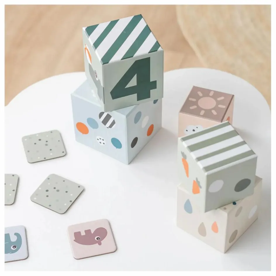 Sale Done by deer Cubes à empiler Deer Friends Multicolore