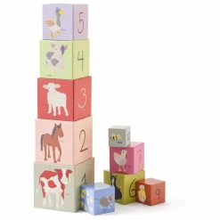 Clearance Cubes à empiler en carton AIDEN Jouets D'Éveil|Jouets D'Éveil