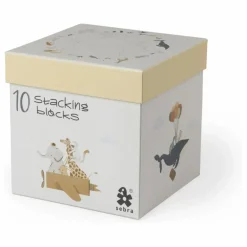 Sebra Cubes à empiler World of| Jouets D'Éveil|Jouets D'Éveil