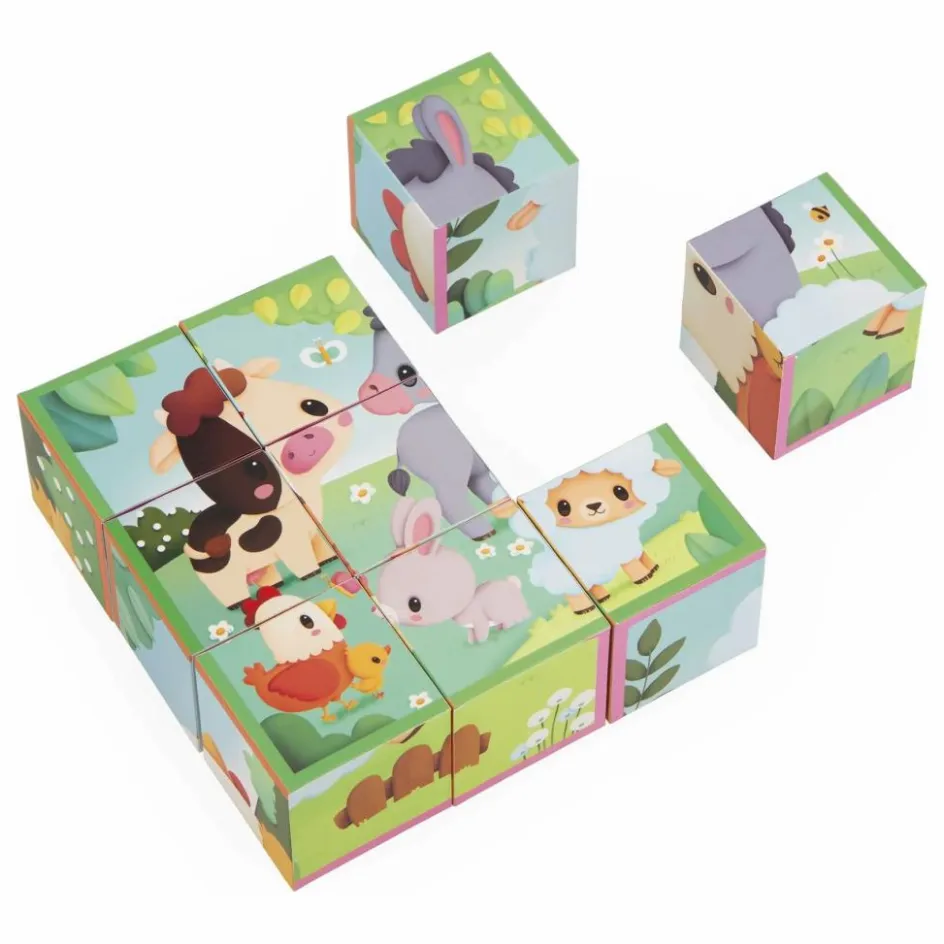 Online Cubes animaux de la ferme Jouets D'Éveil|Jouets D'Éveil