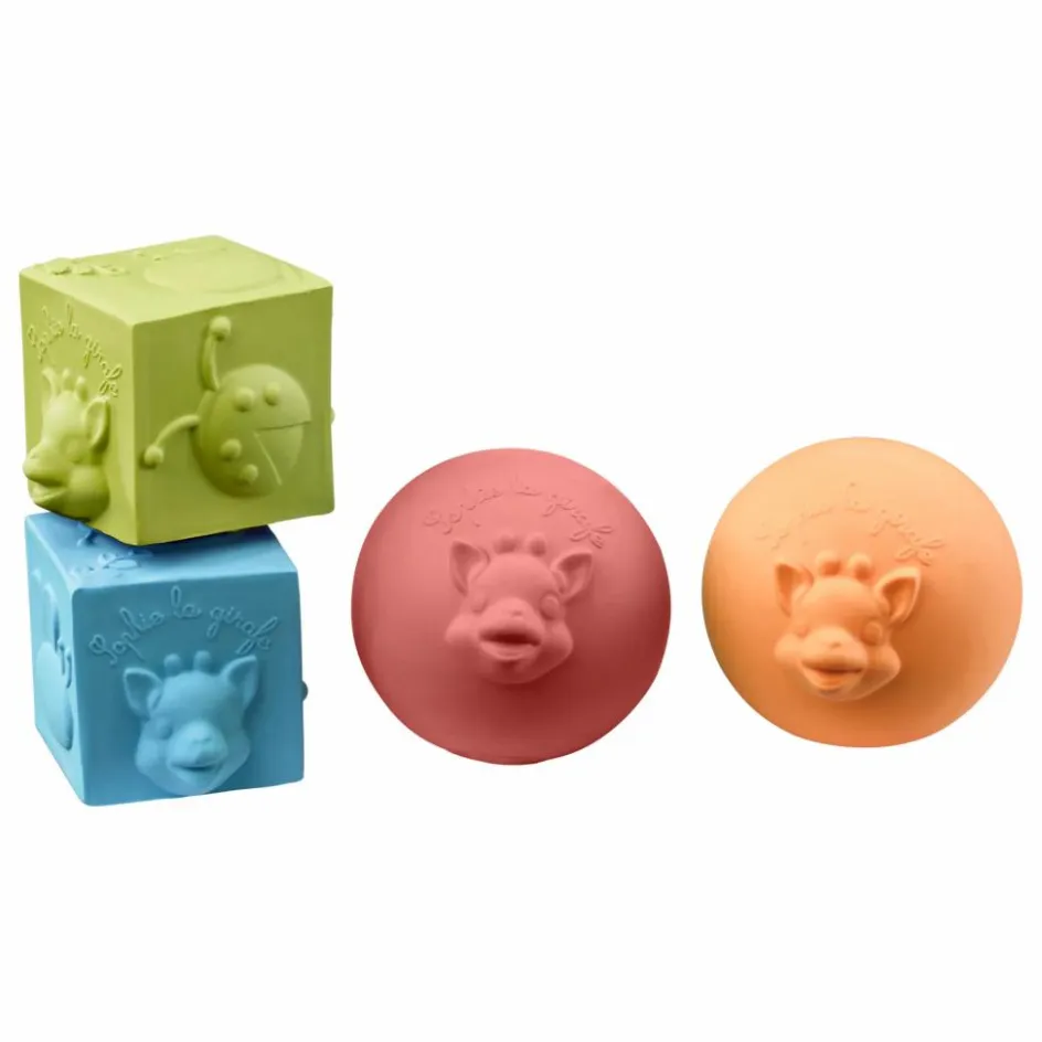 Online Vulli Cubes et balles Sophie la girafe - Set de 4 Multicolore