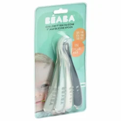 Online Béaba Cuillère 1er âge soft en silicone - Lot de 4 Multicolore