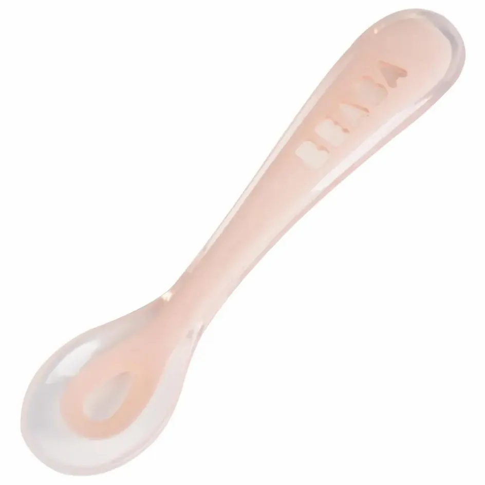 Béaba Cuillère 2ème âge soft en silicone || Premiers Repas|Puériculture