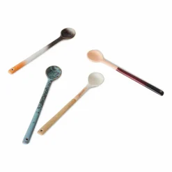 HKliving Art De La Table*Cuillères en grès - Set de 4
