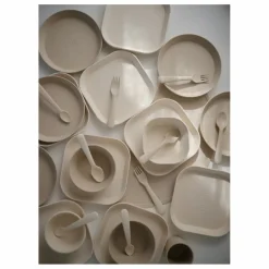 Best Mushie Cuillères en silicone - Set de 2 | Ivoire