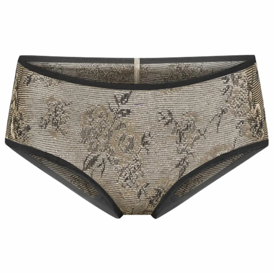 Femme Momoni Lingerie, Chaussettes*Culotte Violet Imprimée Métallisée |