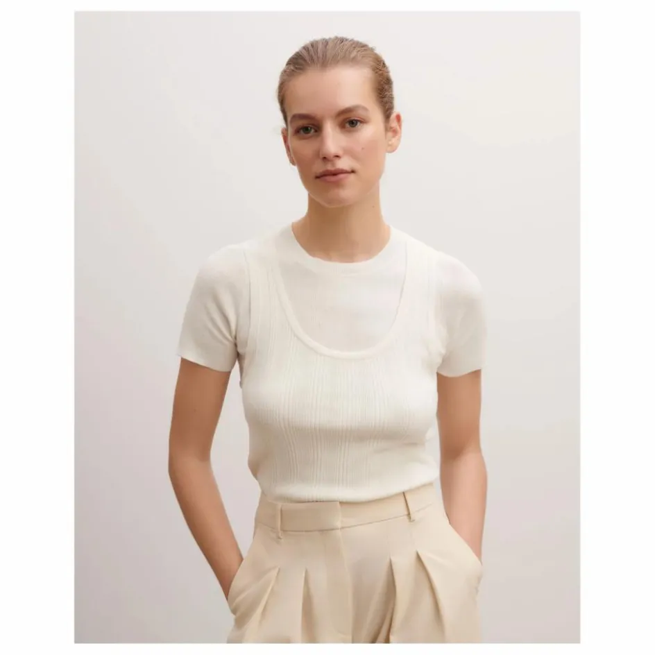 Femme Bompard Tee-Shirts, Polos*Débardeur Côtelé |