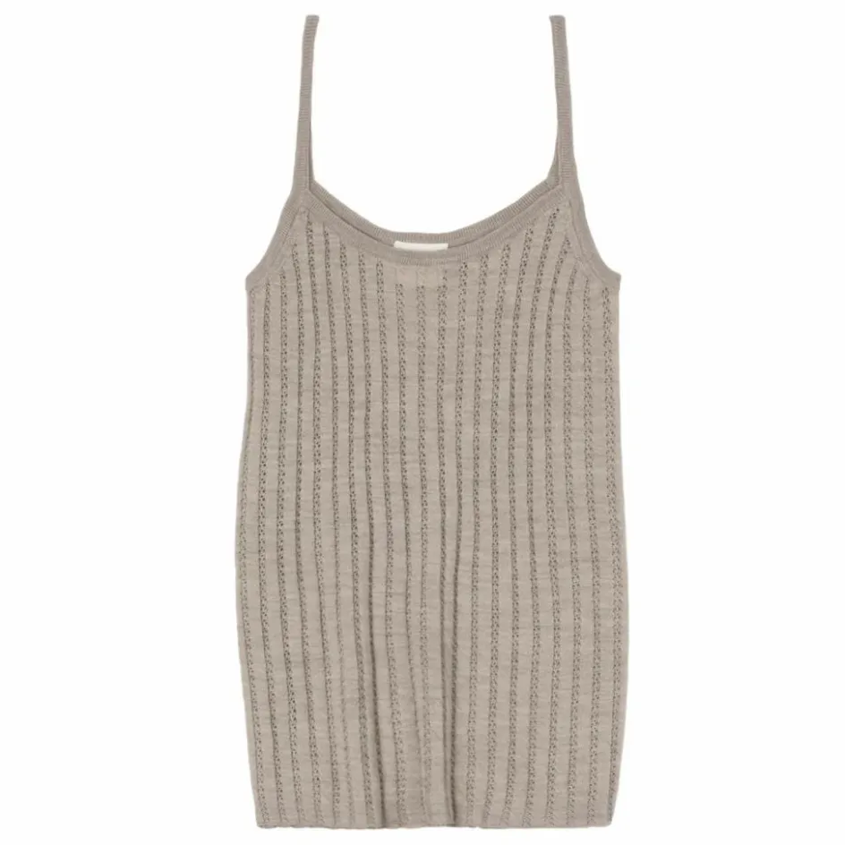 Outlet FUB Débardeur Laine Mérinos - Collection Femme | Beige