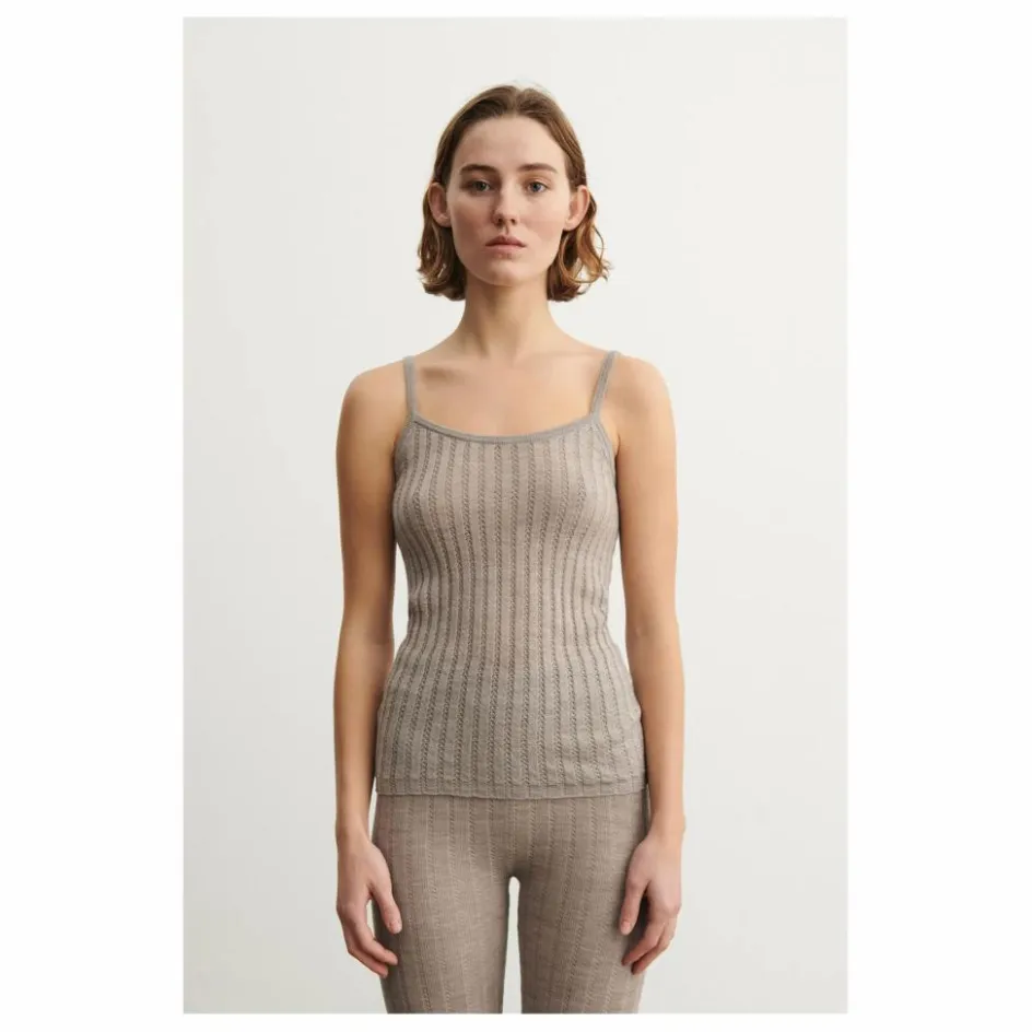 Outlet FUB Débardeur Laine Mérinos - Collection Femme | Beige