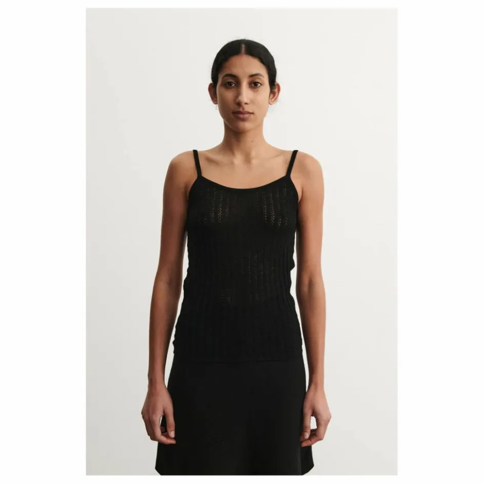 Outlet FUB Débardeur Laine Mérinos - Collection Femme | Noir