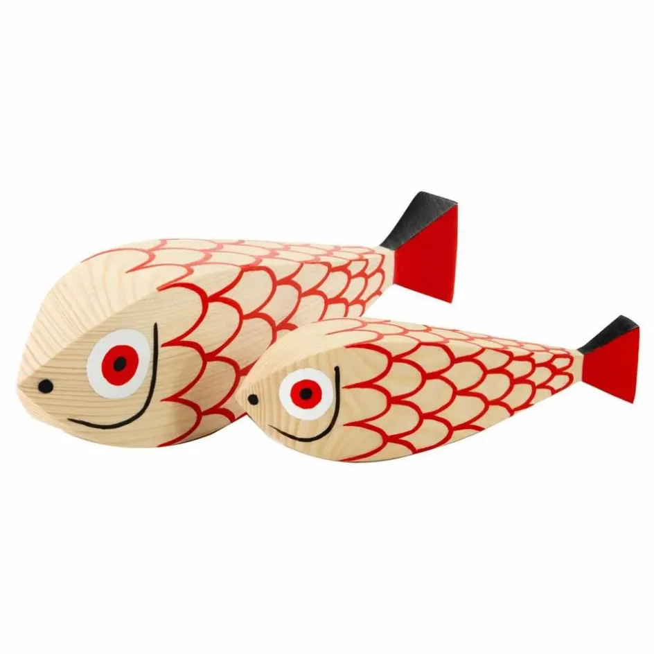 Hot Décoration en bois Mother fish and child - Alexander Girard | Vases, Objets Déco