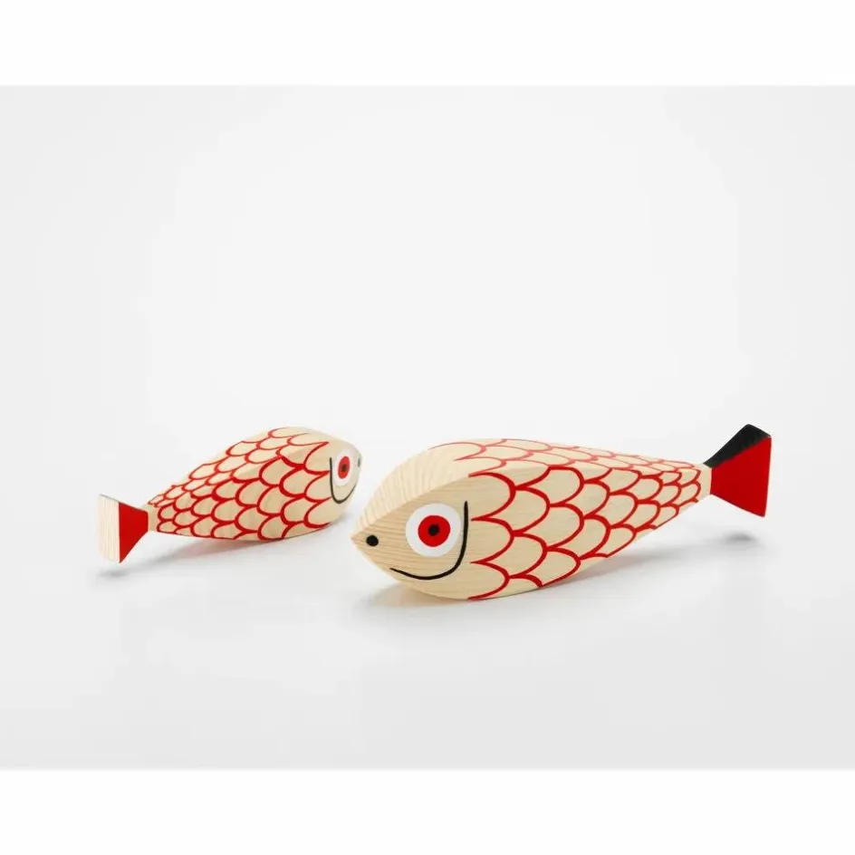 Hot Décoration en bois Mother fish and child - Alexander Girard | Vases, Objets Déco