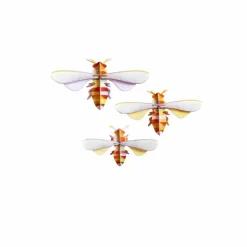 Sale Studio Roof Décoration murale Abeilles - Set de 3 Multicolore