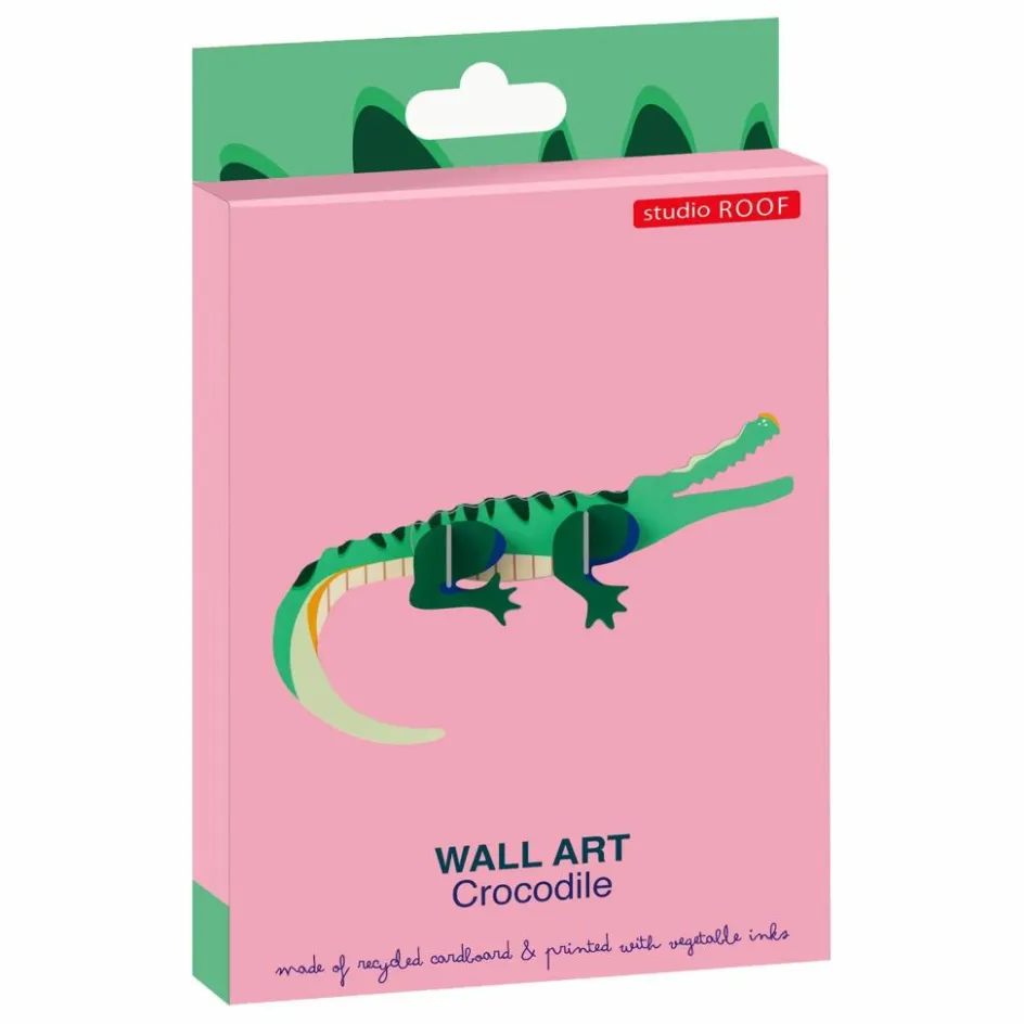 Studio Roof Décoration murale Crocodile|Enfant Décoration Murale|Déco Murale Enfant