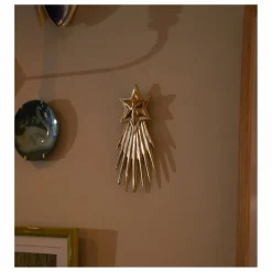 Discount Anna + Nina Décoration murale de Noël Wishing on a Christmas Star | Doré