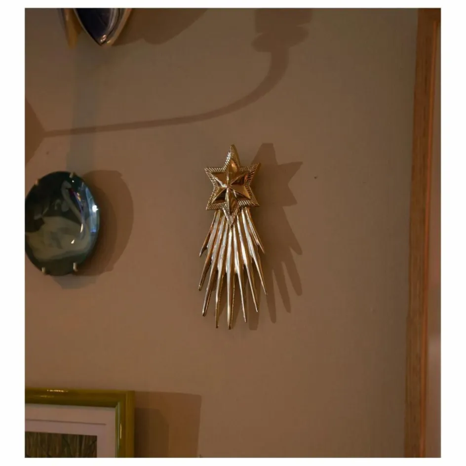 Discount Anna + Nina Décoration murale de Noël Wishing on a Christmas Star | Doré