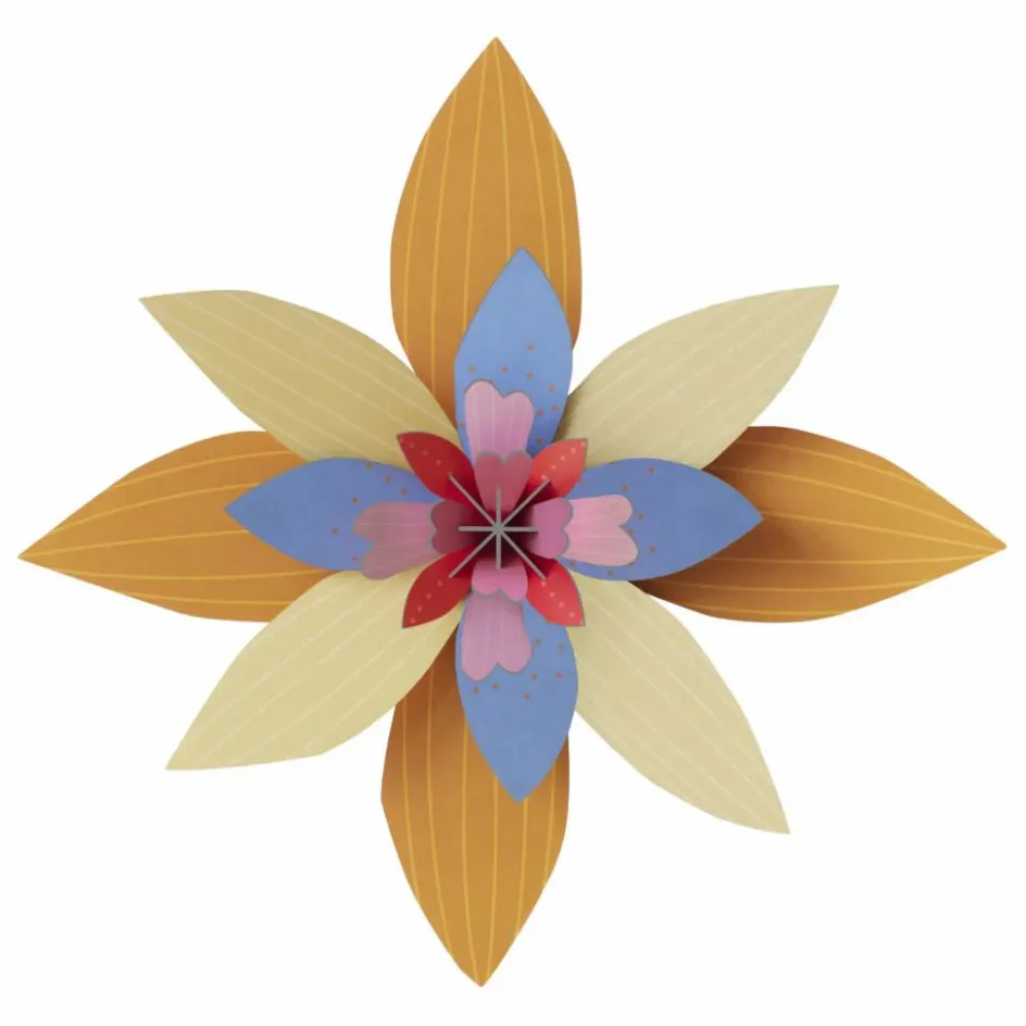 Enfant Studio Roof Décoration Murale|Déco Murale Enfant*Décoration murale Fleur Apricot sorbet