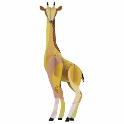 New Studio Roof Décoration murale Girafe Multicolore