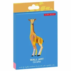 New Studio Roof Décoration murale Girafe Multicolore