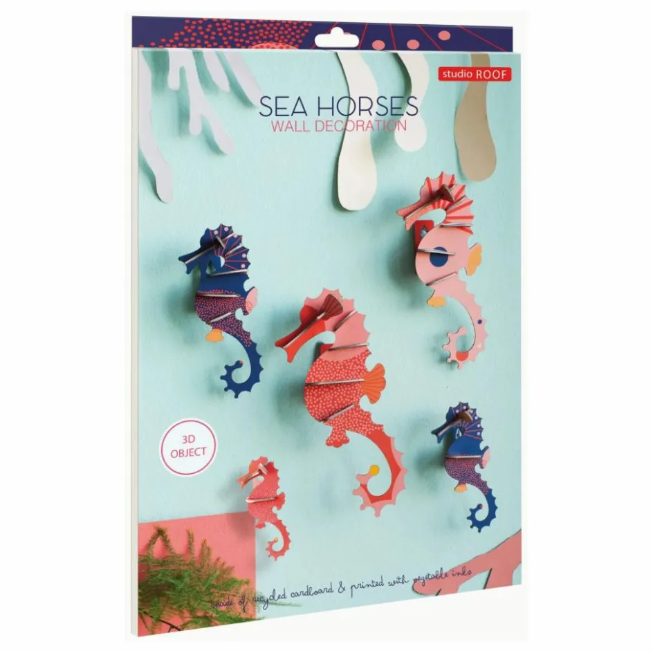 Studio Roof Décoration murale Hippocampes - Set de 5|Enfant Décoration Murale|Déco Murale Enfant