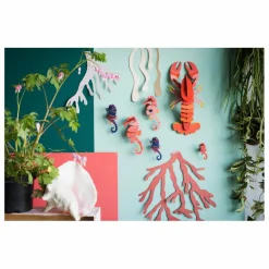Studio Roof Décoration murale Hippocampes - Set de 5|Enfant Décoration Murale|Déco Murale Enfant
