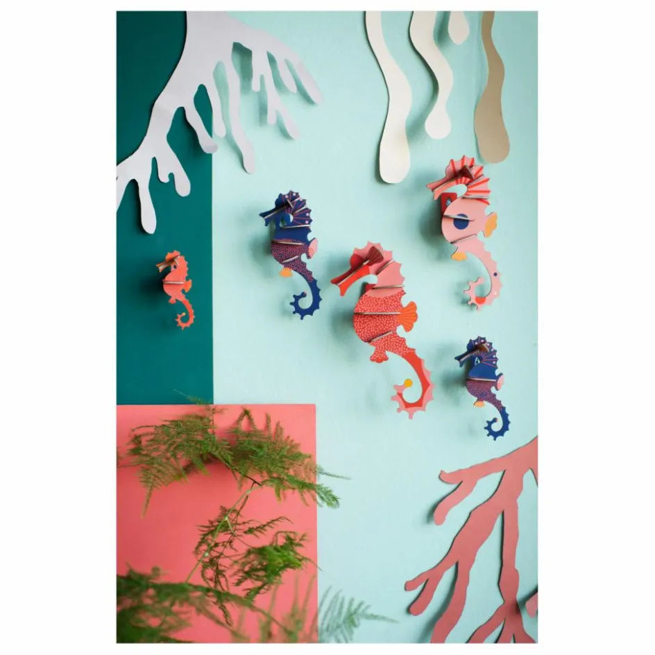 Studio Roof Décoration murale Hippocampes - Set de 5|Enfant Décoration Murale|Déco Murale Enfant