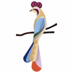 Discount Studio Roof Décoration murale Oiseau Sunda Multicolore