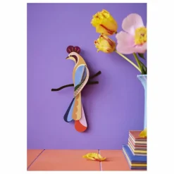 Discount Studio Roof Décoration murale Oiseau Sunda Multicolore