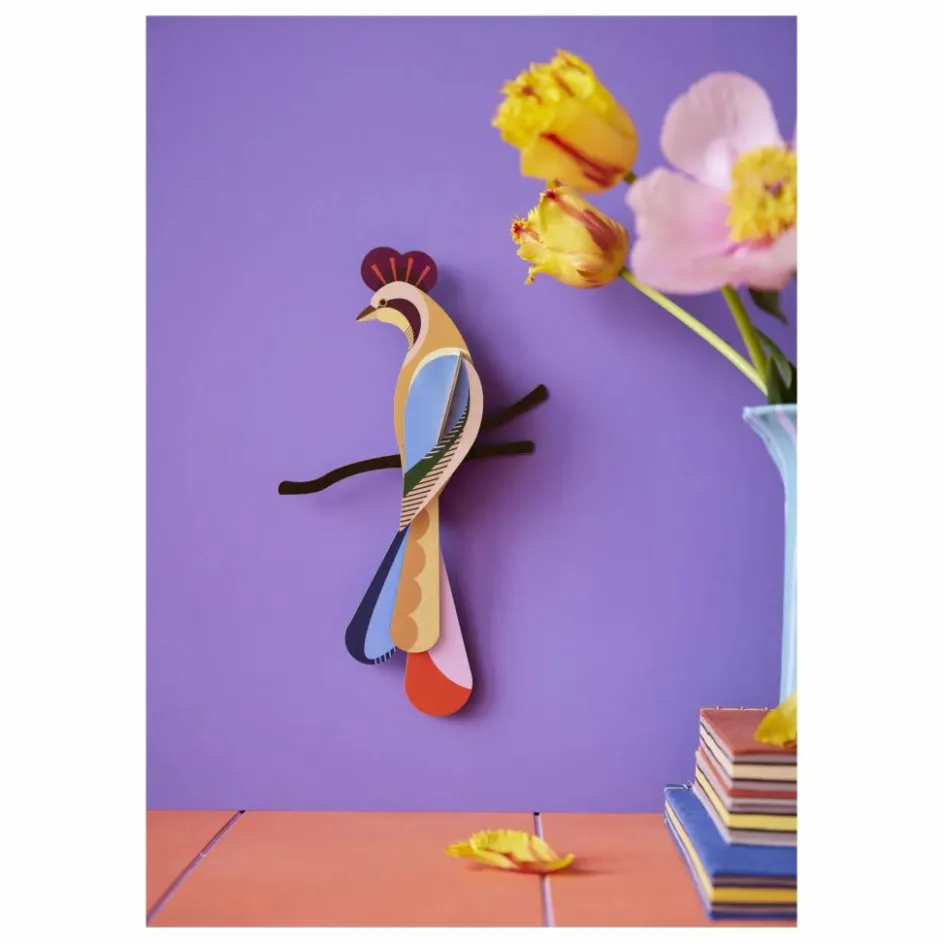 Discount Studio Roof Décoration murale Oiseau Sunda Multicolore