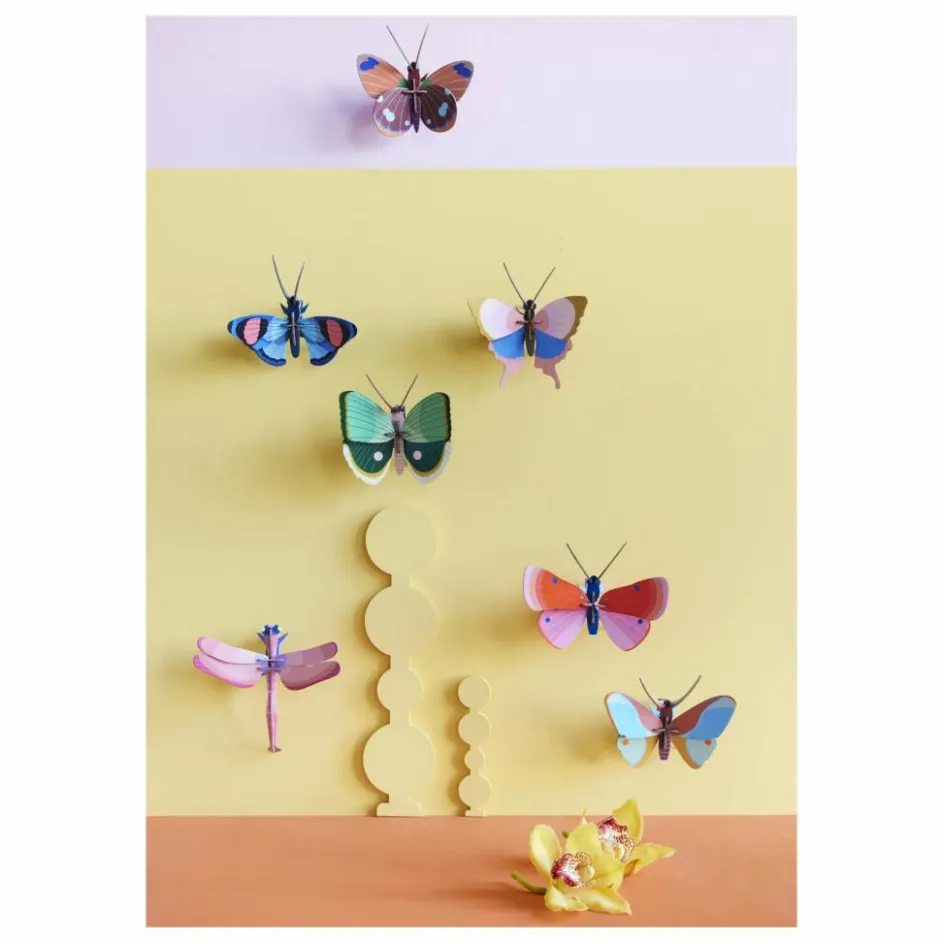 Enfant Studio Roof Décoration Murale|Déco Murale Enfant*Décoration murale Papillon Gold Rim