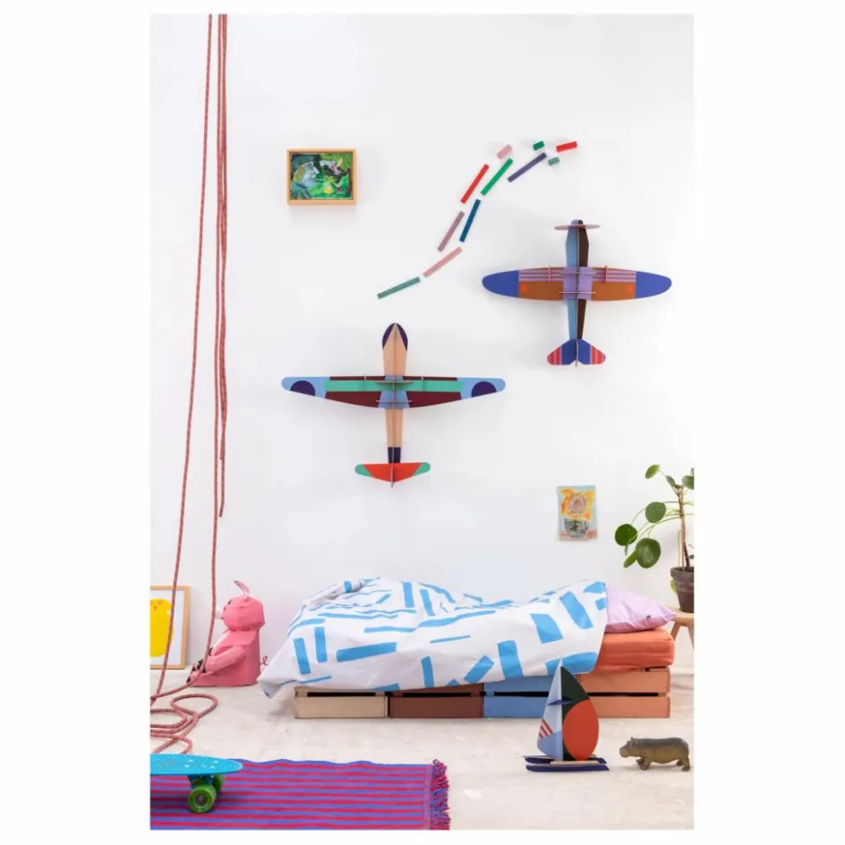 Studio Roof Décoration murale Planeur|Enfant Décoration Murale|Déco Murale Enfant